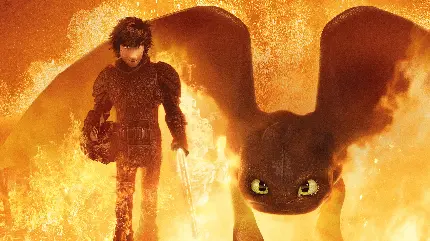 سفارش پوستر دیواری فیلم How to Train Your Dragon با قیمت مناسب