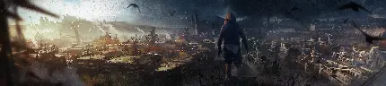 چاپ تابلو شاسی بازی Dying Light 2 با کیفیت 12K
