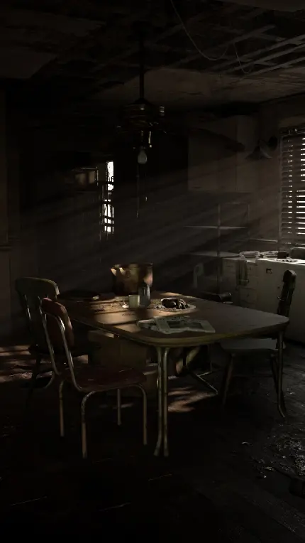 قاب عکس گیمینگ با طرح بازی resident evil 7 برای دکوراسیون دیواری