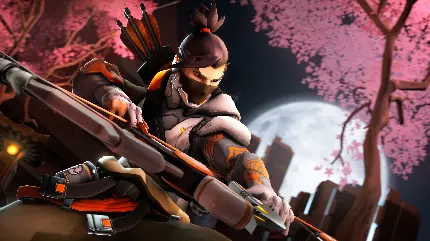 سفارش پوستر دیواری Hanzo از Overwatch برای دکور گیم نت