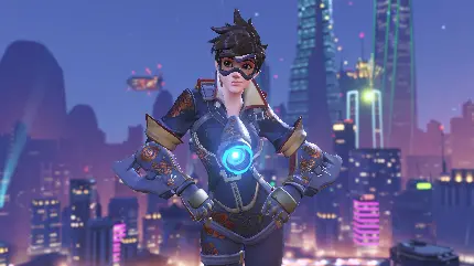 سفارش تابلو دیواری بازی Overwatch با شخصیت Tracer
