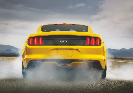 سفارش تابلو فورد موستانگ قرمز با رینگ مشکی برای منزل