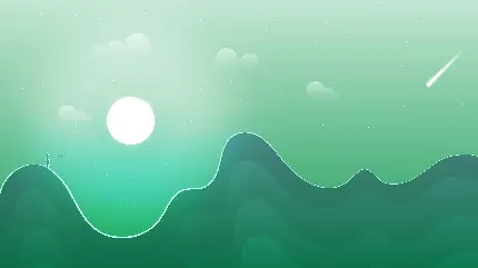 خرید پوستر دیواری مینیمال طرح منظره طبیعی برای پذیرایی