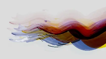 خرید پوستر دیواری آبستره طرح امواج رنگی برای اتاق خواب