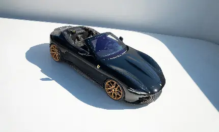 چاپ پوستر دیواری Ferrari Roma Spider برای پذیرایی