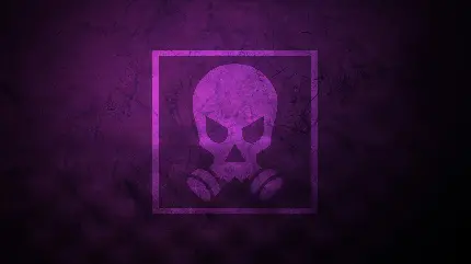 خرید تابلو Rainbow Six Siege با طرح مینیمال Skull