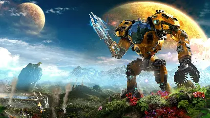 تابلو شاسی بازی the riftbreaker برای دکوراسیون اتاق گیمرها