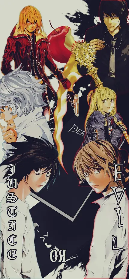 تابلو عکس انیمه Death Note برای دکوراسیون منزل با کیفیت بالا