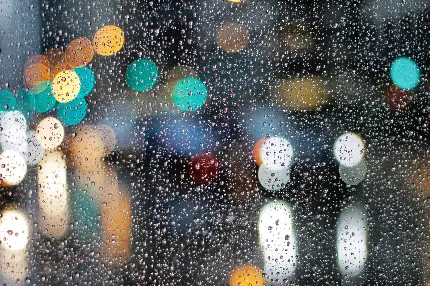 خرید تابلو قطره شبنم با افکت بوکه برای اتاق خواب