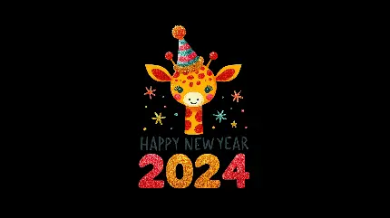 خرید پوستر دیواری سال نو 2024 با طرح های شاد و رنگارنگ