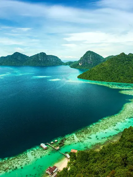 چاپ پوستر عکس زمینه موبایل جزیره با کیفیت اچ دی و رزولوشن عالی