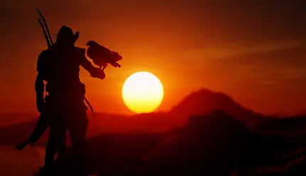 خرید تابلو Assassin's Creed Origins با طرح Eagle