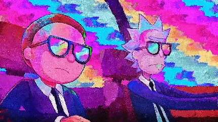 خرید پوستر دیواری Rick and Morty با چاپ 4K و کیفیت عالی