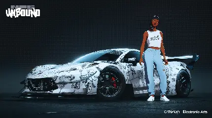 پوستر دیواری بازی Need for Speed Unbound برای اتاق با کیفیت بالا