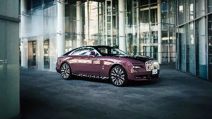 چاپ تابلو دکوراتیو Rolls Royce Spectre برای اتاق