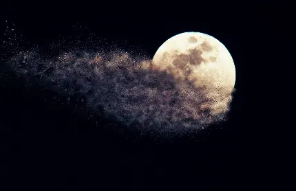 تابلو دکوراتیو ماه و سیاره با کیفیت عالی