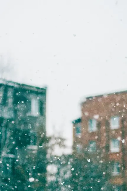 خرید تابلو بارش برف زمستانی زیبا برای دکوراسیون