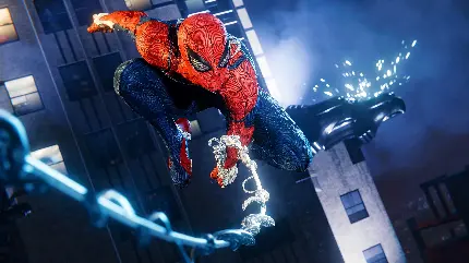تابلو دیواری گیمینگ marvels spider man با چاپ با کیفیت