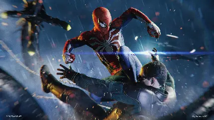 تابلو شاسی گیم Marvel's Spider-Man با چاپ حرفه‌ای و رنگ‌های زنده