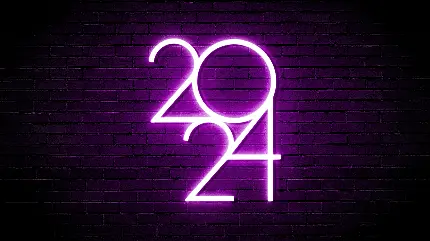 تابلو سال نو 2024 با تم تاریک برای دکوراسیون منزل