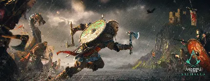 پوستر بازی Assassin's Creed Valhalla با کیفیت بالا