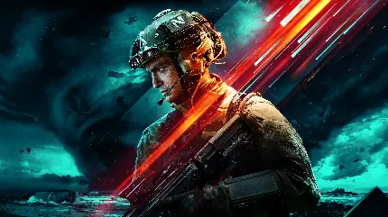 پوستر گیمینگ battlefield 2042 برای دیوار اتاق با کیفیت بالا