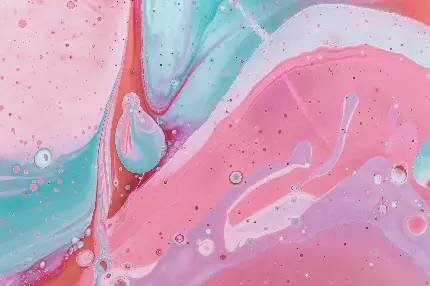 خرید تابلو پاشش رنگ با طرح انتزاعی برای پذیرایی