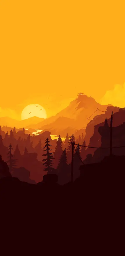 پوستر دیواری بازی Firewatch با بهترین قیمت