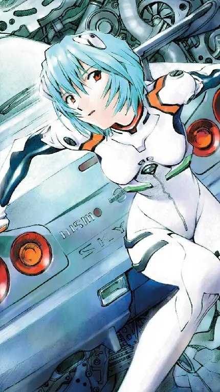 پوستر متالیک انیمه Neon Genesis Evangelion