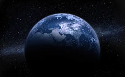 تابلو دکوراتیو زمین و راه شیری با کیفیت بالا