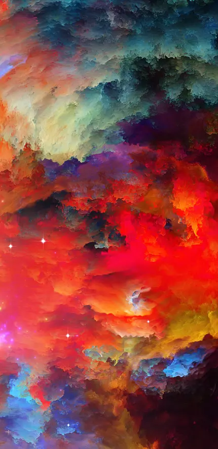 بک گراند Abstract دودی با کیفیت 4K برای گوشی موبایل