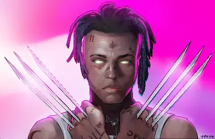 چاپ پوستر دیواری XXXTentacion با کیفیت 5K و طرح هنری