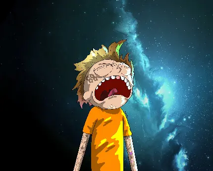 سفارش تابلو دکوراتیو Morty از Rick and Morty با چاپ 5K