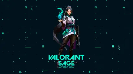 تابلو شاسی گیمینگ Sage از Valorant برای دکور دیواری