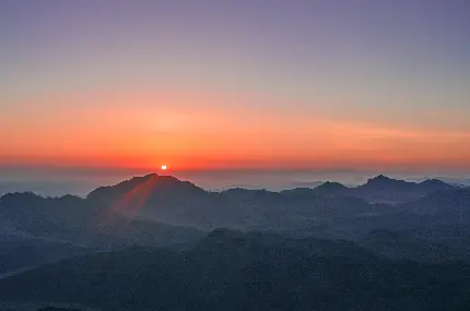 سفارش پوستر دیواری منظره غروب آفتاب در طبیعت