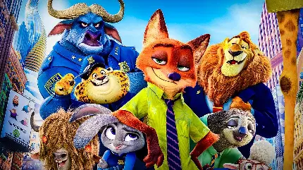 چاپ پوستر والپیپر دسکتاپ زوتوپیا ۲ با کیفیت بالا برای دانلود مستقیم