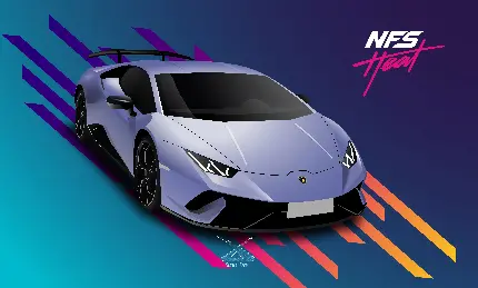 خرید تابلو دیواری Need for Speed Heat با چاپ 10K
