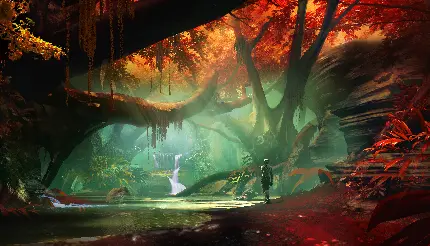خرید تابلو Destiny 2 با طرح فانتزی در کیفیت 5K