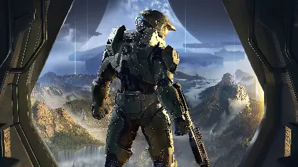 پوستر دیواری halo-infinite-master-chief با قیمت ارزان برای اتاق