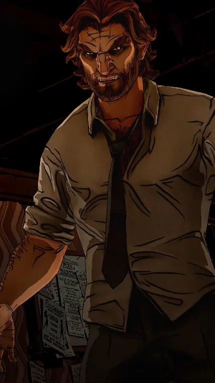 تابلو دیواری گیمینگ The Wolf Among Us