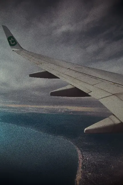 خرید تابلو دیواری بال هواپیما و سفر هوایی