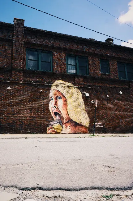 خرید تابلو دکوراتیو تابستان خیابان شات پرتره و هنر گرافیتی با بهترین قیمت برای منزل