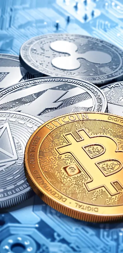 خرید تابلو تکنولوژی بیت‌کوین با کیفیت بالا و قیمت ارزان