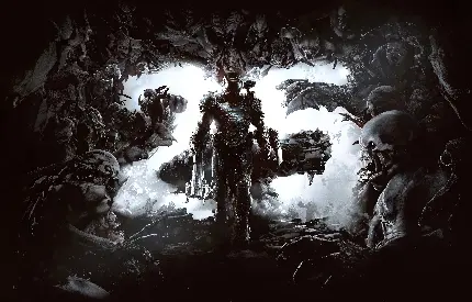 پوستر دیواری بازی Doom Eternal با طرح Doomguy
