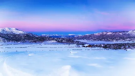 خرید تابلو زمستان و صبح زود با قیمت مناسب و کیفیت بالا