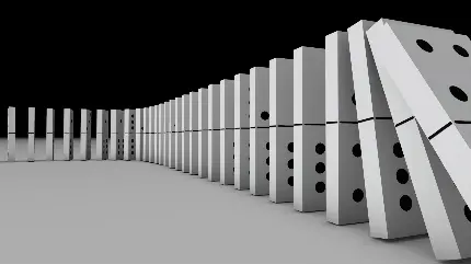 چاپ پوستر تصویر زمینه بازی دومینو با کیفیت عالی