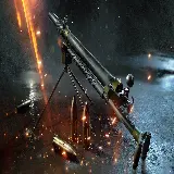 خرید تابلو قابدار بازی Battlefield 1 با طرح گلوله