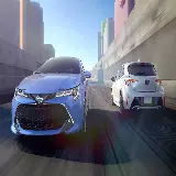 چاپ تابلو تویوتا کرولا هاچ بک با کیفیت 6K برای منزل