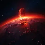 والپیپر فضایی با کیفیت اچ دی و رزولوشن بالا برای دسکتاپ و موبایل