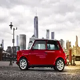 چاپ قاب موبایل و گوشی چاپ شاسی مینی کوپر الکتریکی زرد رنگ برای اتاق خواب